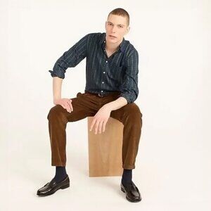 NWT J. Crew Factory Plaid Long Sleeve Button Down Shirt Multicolor Men 15-15 1/2